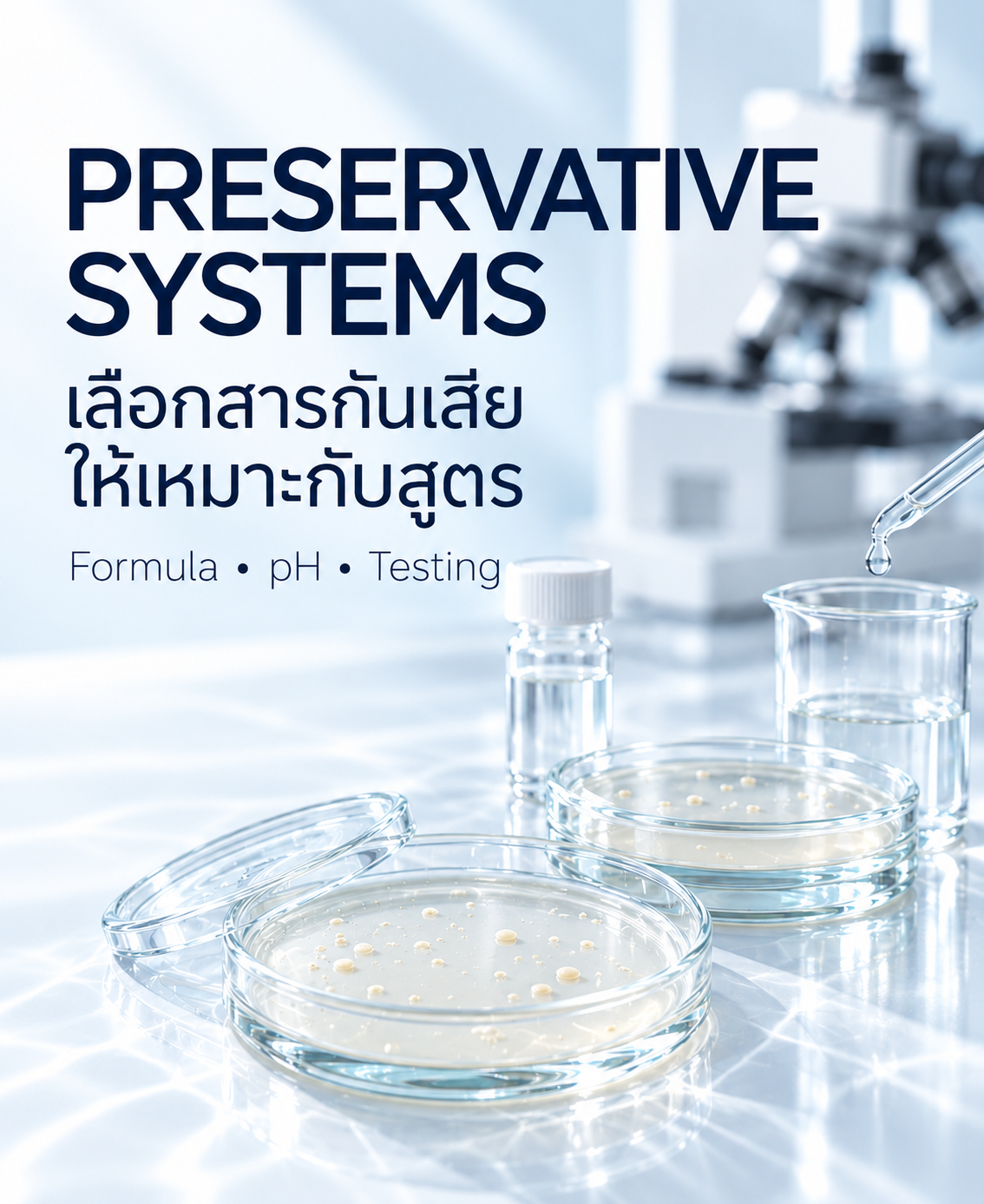 Preservatives in Cosmetics & Personal Care Products - สารกันเสียในเครื่องสำอางและผลิตภัณฑ์ดูแลส่วนบุคคล