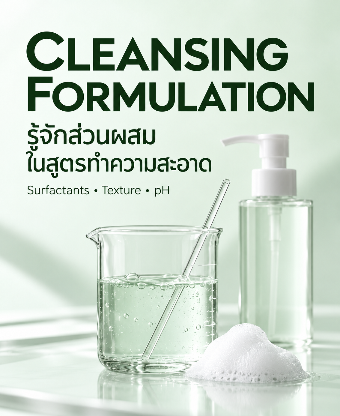 น้ำยาทำความสะอาดมีส่วนผสมอะไรบ้าง? รู้จัก 10 กลุ่มวัตถุดิบและหน้าที่ในสูตร