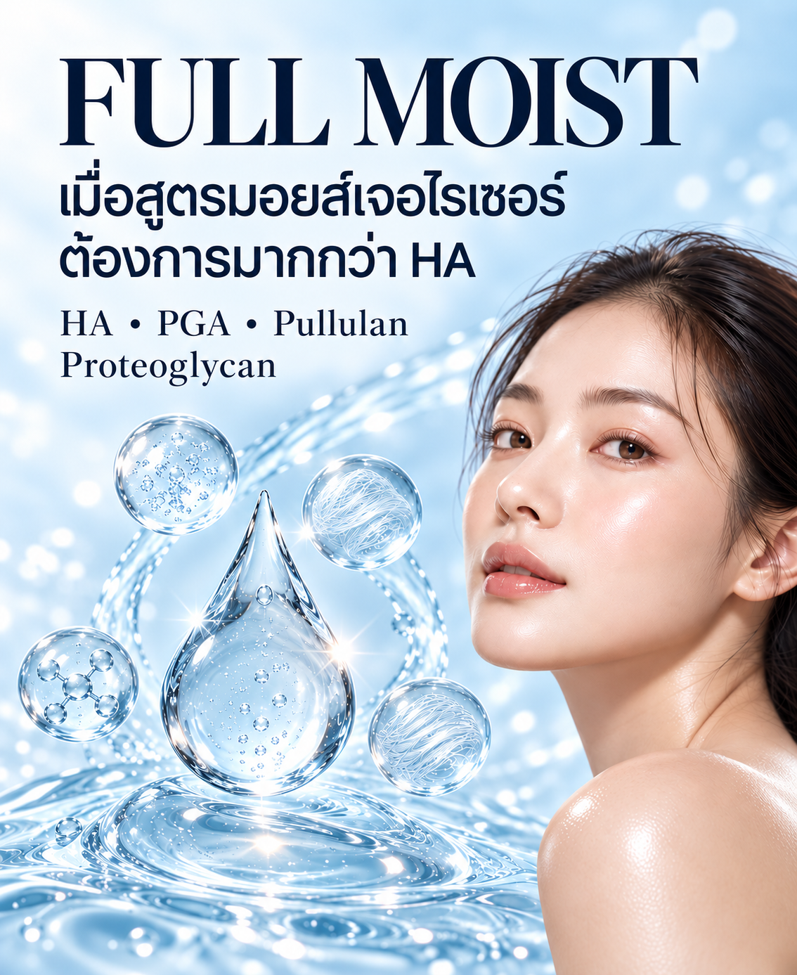 Full Moist – โซลูชันความชุ่มชื้นที่สมบูรณ์แบบสำหรับการพัฒนาสูตรเครื่องสำอาง